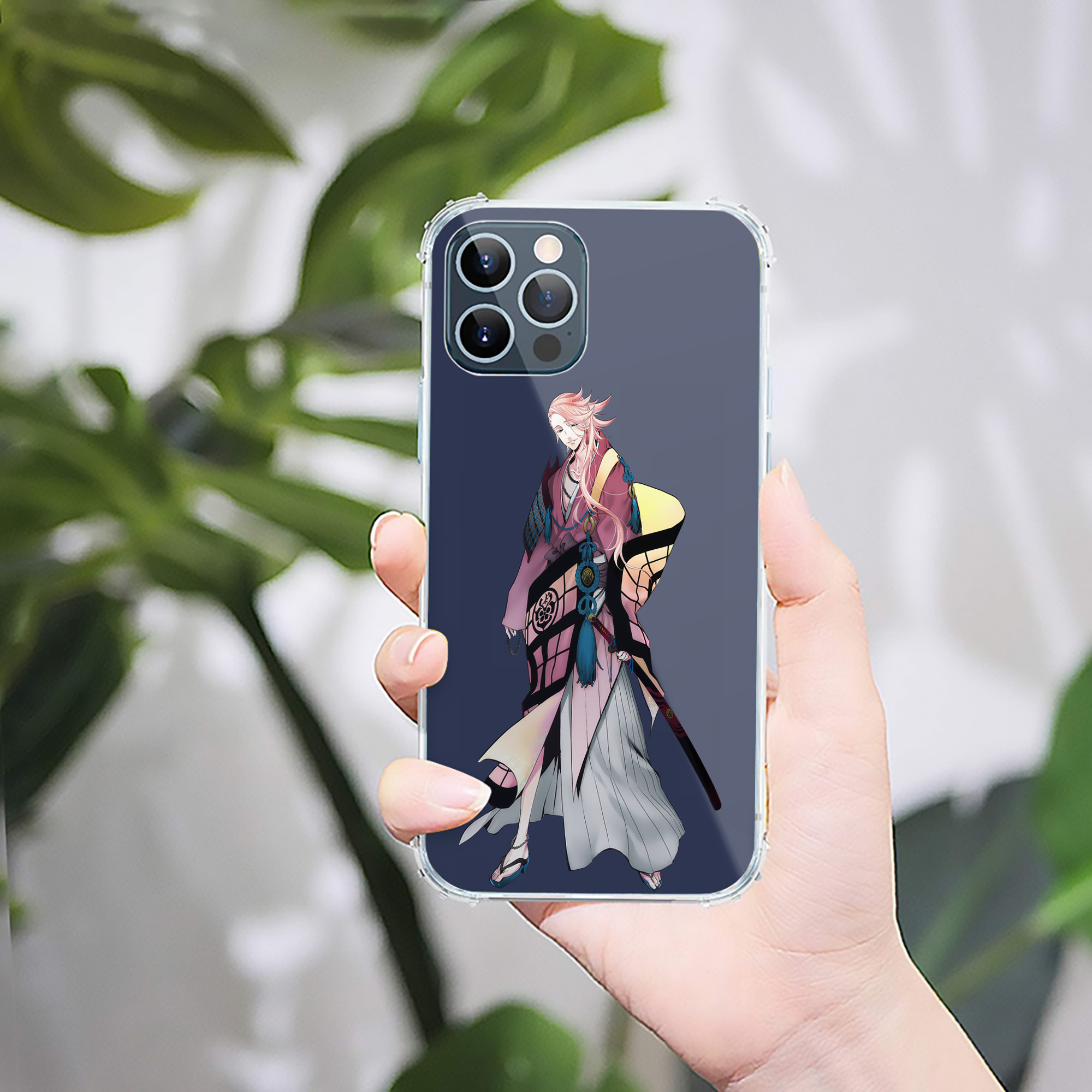 （画像用） 刀剣乱舞 Touken Ranbu 【iPhone 12シリーズ対応】透明スマホケース（クリアソフトケース）
